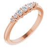 14K Rose 0.20 CTW Diamond Stackable Ring Ref 17548436
